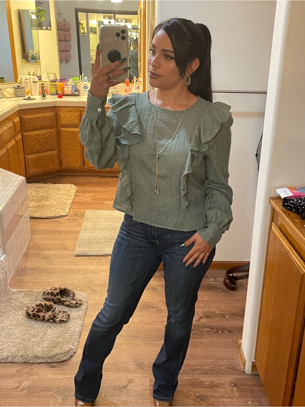Simply Vera Vera Wang Dark Blue Bootcut Jeans